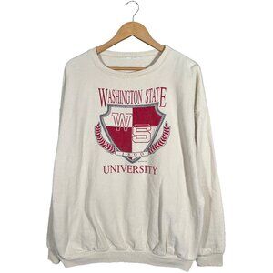 Vintage 1989 Washington State Cougars Crewneck Sweatshirt Size XL